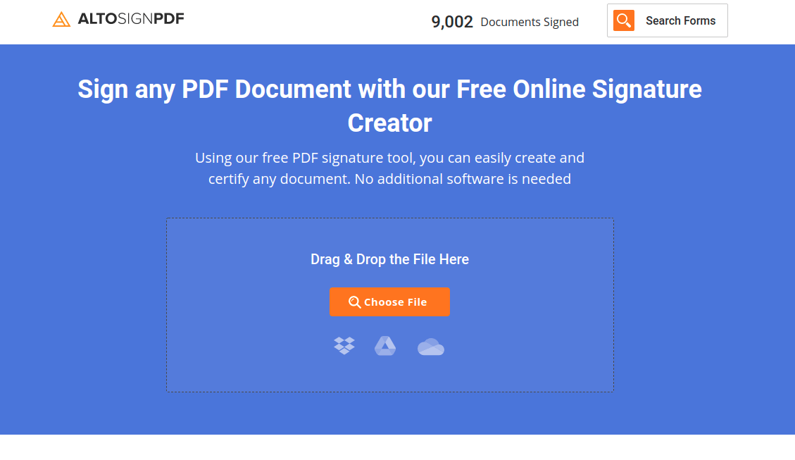 free digital signature creation